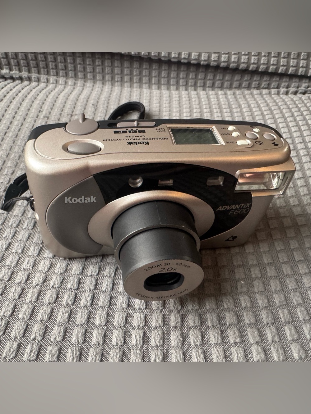 Kodak Advantix F600 Zoom APS 35MM Point Shoot Film Camera Tested & Working